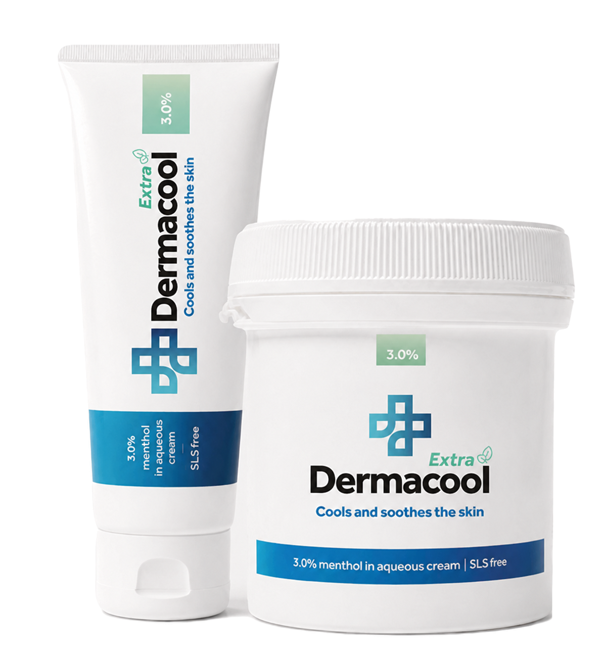 Dermacool Extra 3% tube and pot